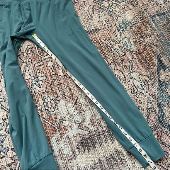 Athleta Salutation Jogger Pant in Powervita Light Blue Teal High Rise Size XS - Picture 9 of 15